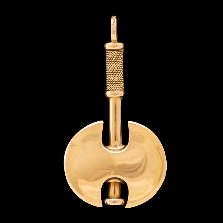 Odd Magnusson pendant, 18K gold, Visby.