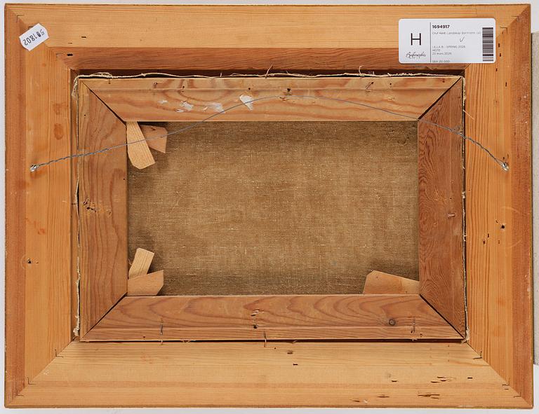 Oluf Høst, Summer landscape with horses, Bornholm.