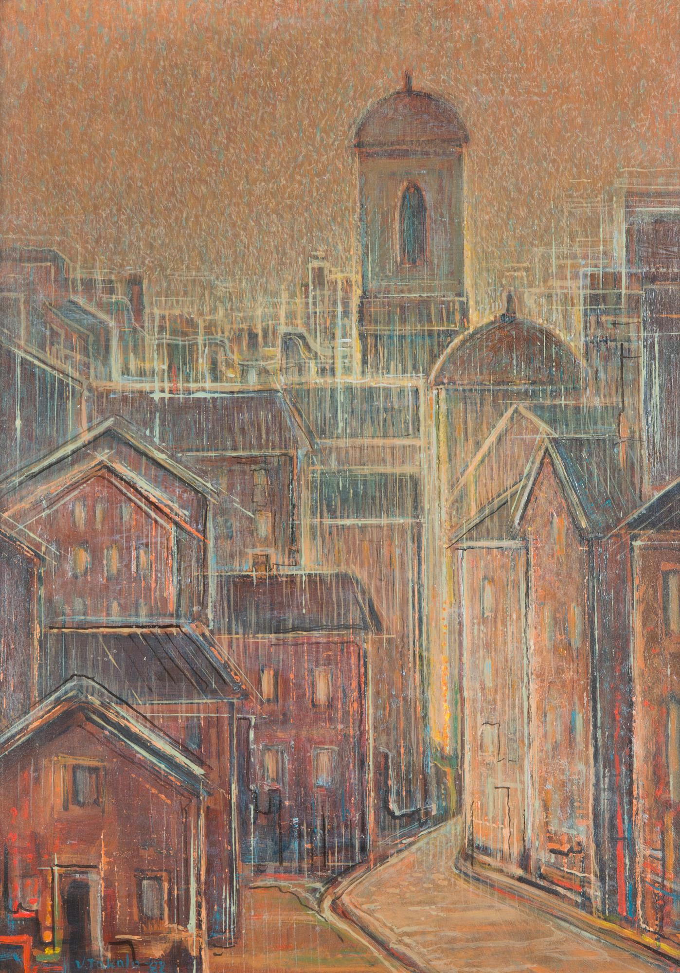 Veikko Takala, "Öinen kaupunki - Sanremo".
