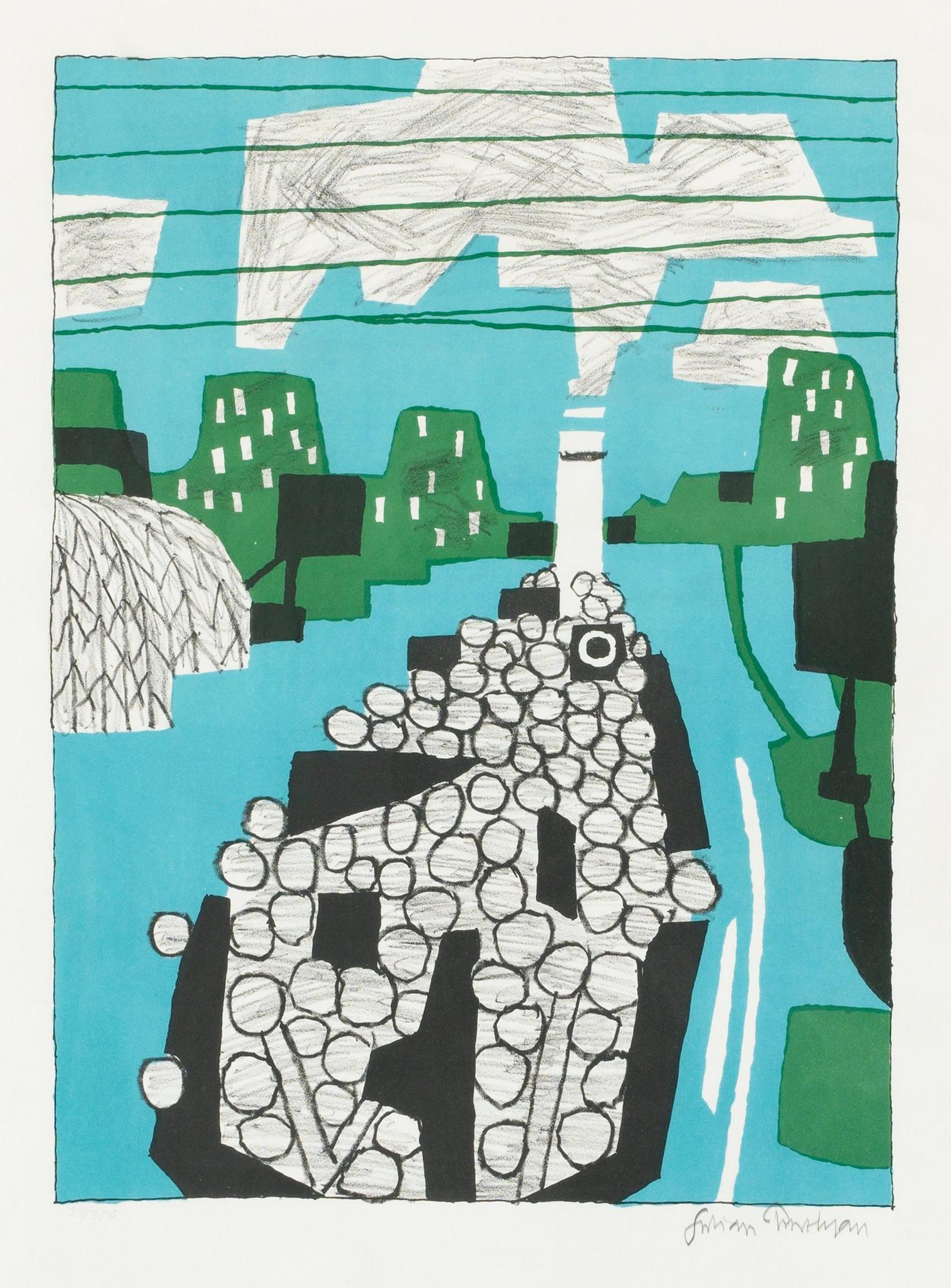 Julian Trevelyan, Stadsbild.