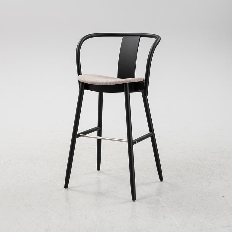 A stained oak 'Icha Bar Chair' by Chris Martin for Massproductions.