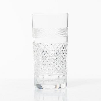 Elis Bergh, glasservis, 107 delar, "Kent", Kosta Boda.