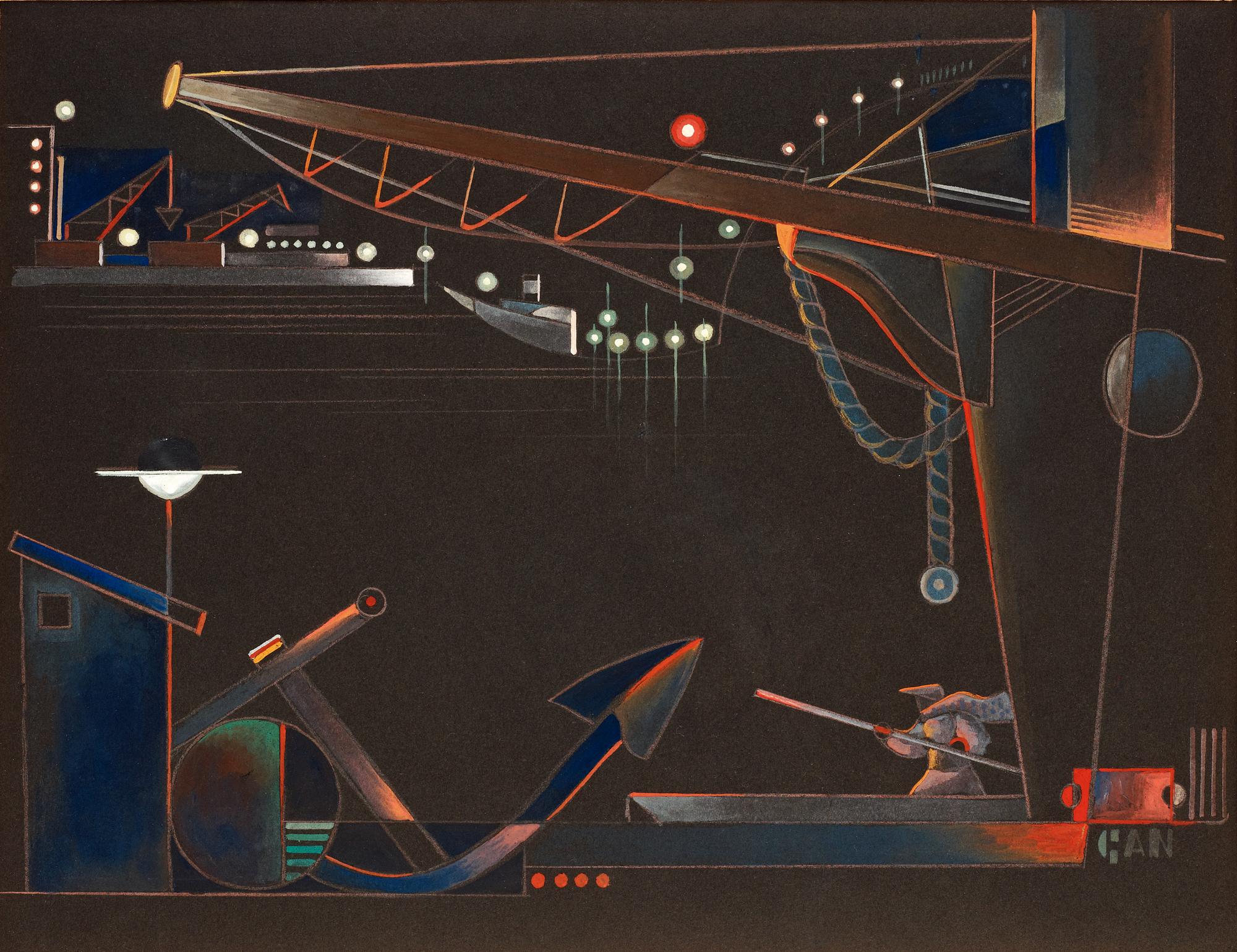 Gösta Adrian-Nilsson, "Kajen" (Dock).