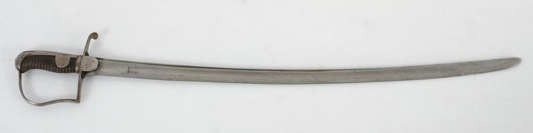 SABEL, Sverige, m/1831, för artilleriet.