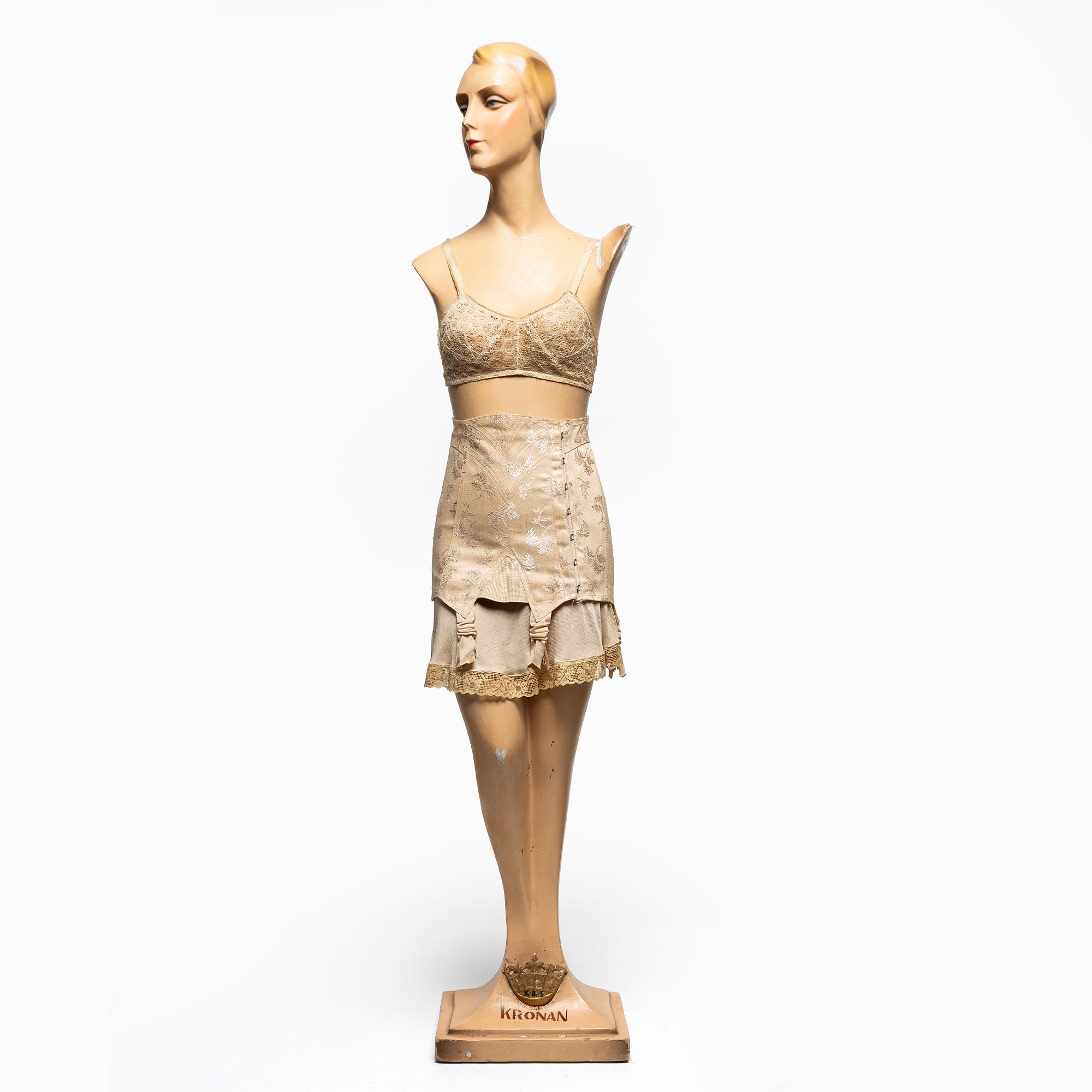 A 1930's storefront mannequin.