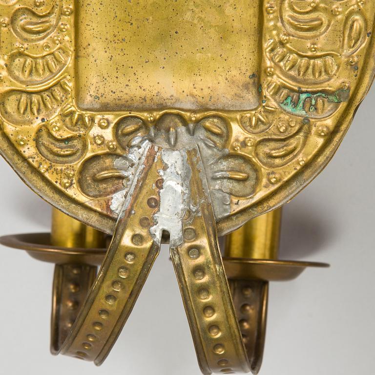 Paavo Tynell, lampettipari, malli MD 9, Taito 1930-luku.