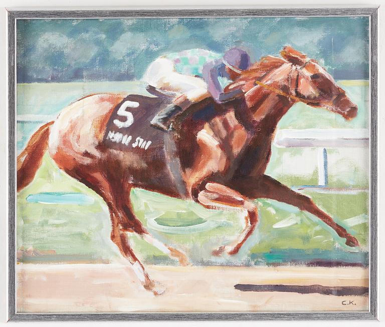 CARL KÖHLER, oil on canvas. Signed.