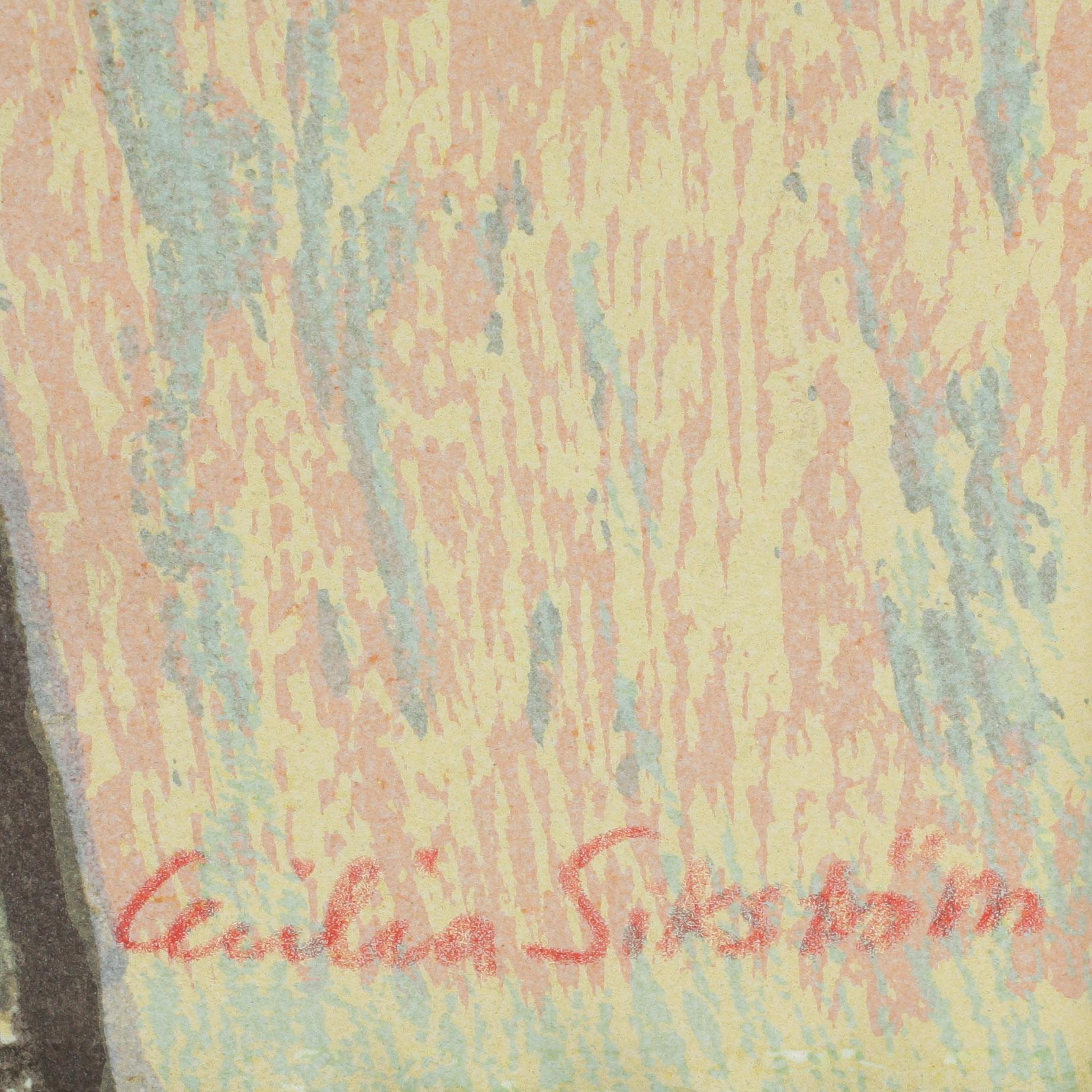 CECILIA SIKSTRÖM, färglitografi, signerad och numrerad 55/180.
