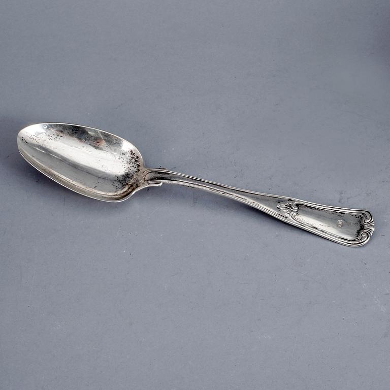 RAGUSKED, silver, Gustav Dahlgren, Malmö 1862. Vikt 81 gram.