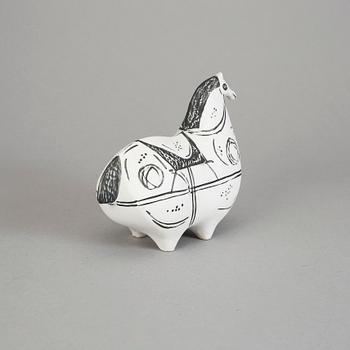 FIGURIN, stengods, "Springare", Stig Lindberg, Gustavsbergs Studio. Tillverkad mellan åren 1952-1972.