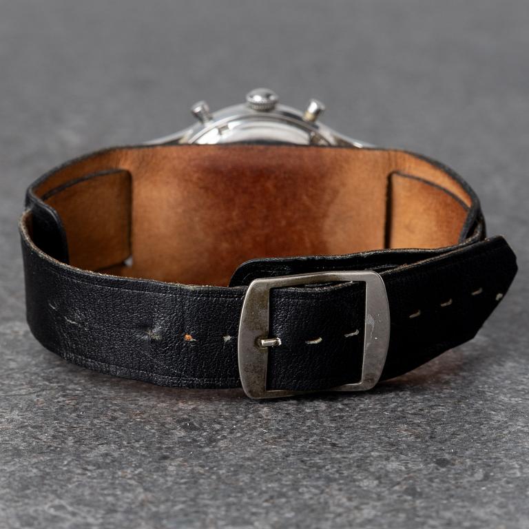 Heuer, "Pre-Carrera", "Gilt dial", chronograph, ca 1960.