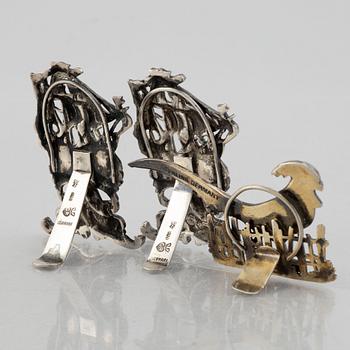 Silver, 22 pieces, including GW Shiebler, New York circa 1900.
