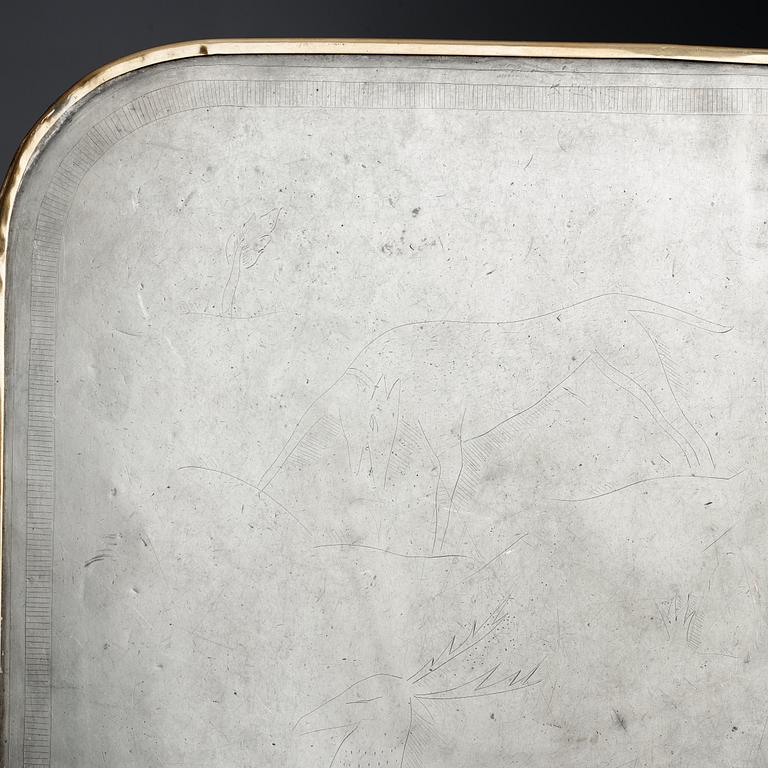 A Swedish Grace table, signed and dated 1929.