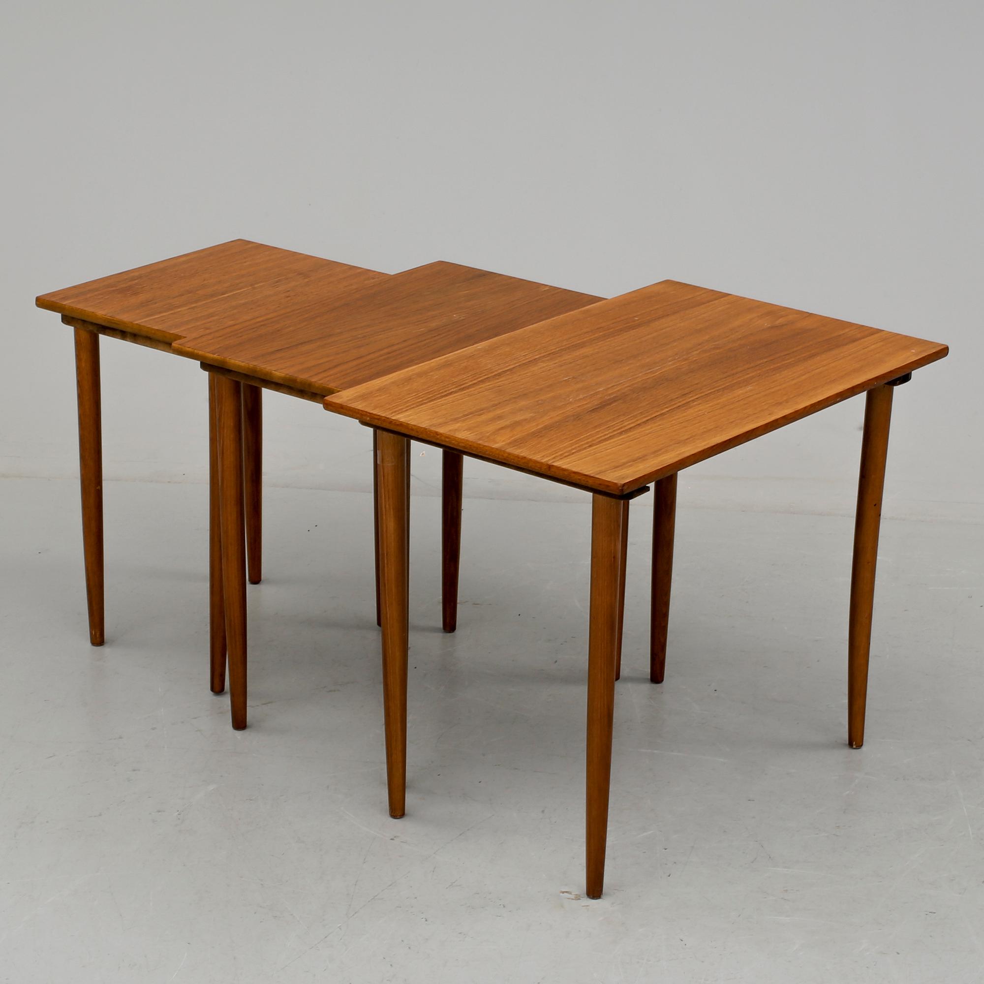 SATSBORD, 3 delar, 1950-/60-tal.