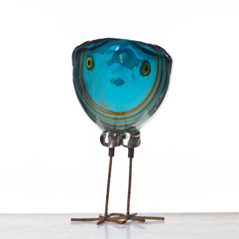 Alessandro Pianon, fågel, "Pulcino", Vistosi, Italien 1960-tal.