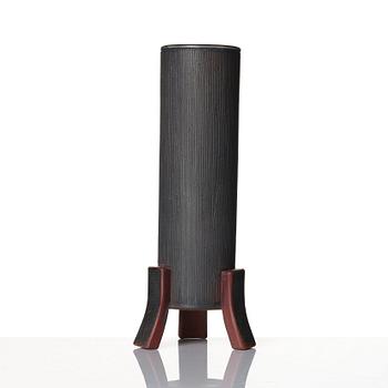 Wilhelm Kåge, a "Farsta" stoneware vase, Gustavsberg studio, Sweden 1957.