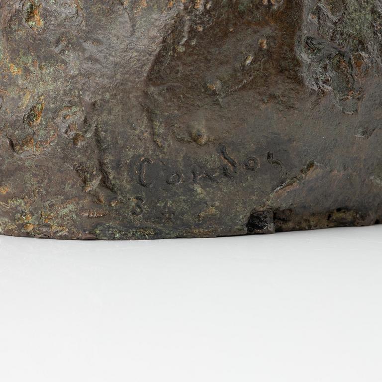 Honorio García Condoy, "torso Sentado", 1948, bronze, signered. Height 41 cm. Length 47 cm.
