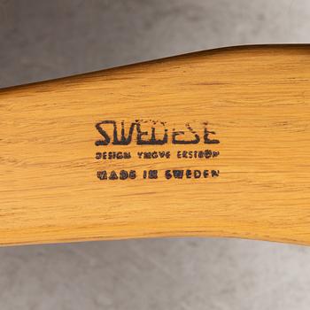 Yngve Ekström, a 'Lamino' easy chair and a foot stool, Swedese.