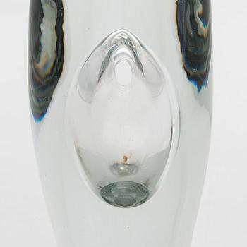 Timo Sarpaneva, Glass sculpture 'Orchid', signed Timo Sarpaneva Iittala -54.