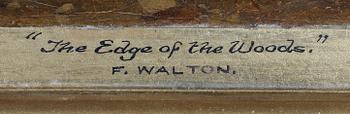 FRANK WALTON, olja på duk, signerad.