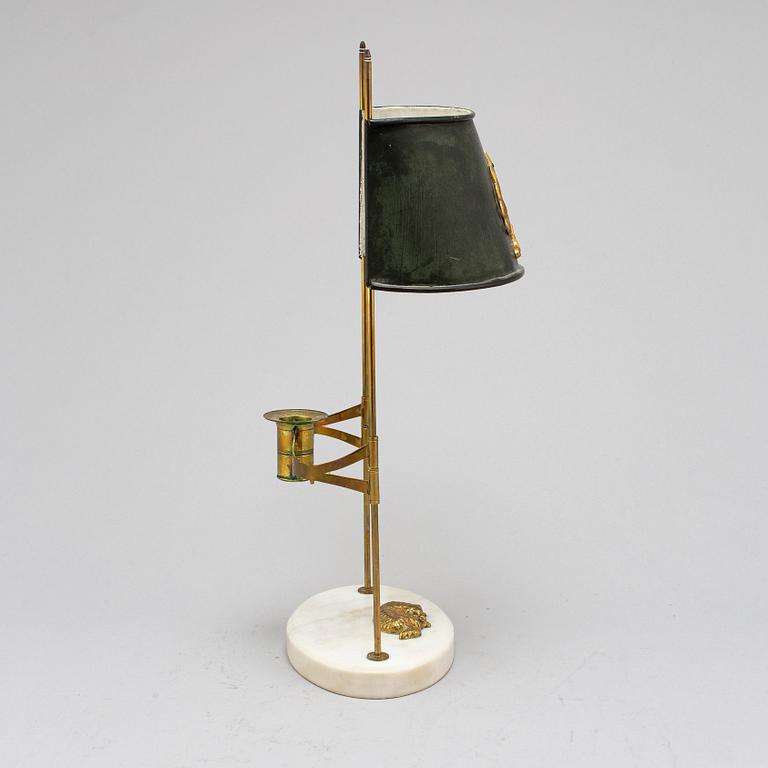 A late Gustavian-style table lamp, beginning of the 20th century.
