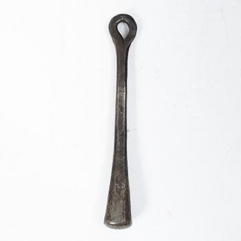 Mortar and pestle, dated 1673.