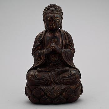 FIGUR, Buddha, troligen 1800-tal.