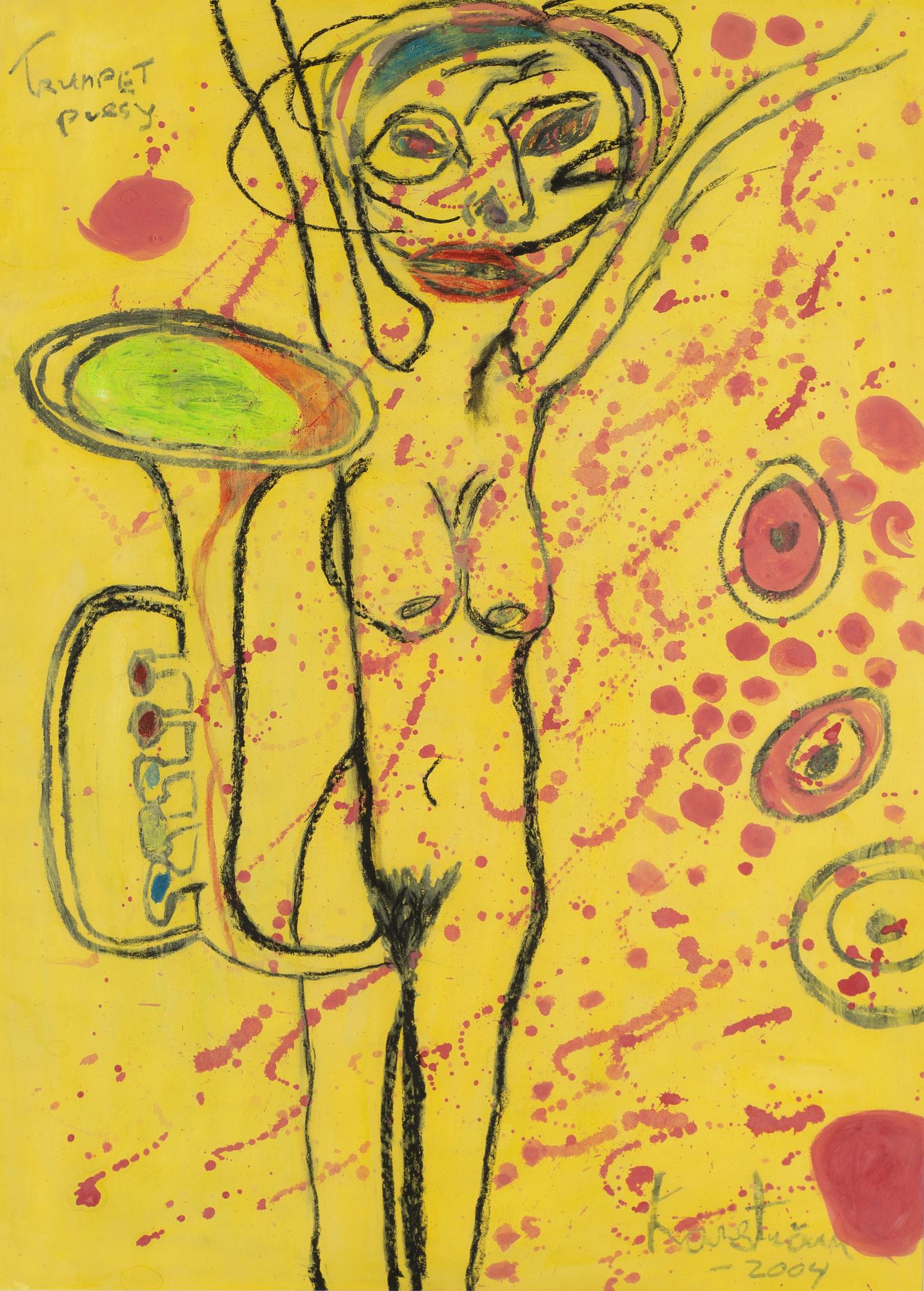 Mauritz Karström, pastel & watercolour, signed and dated 2004 verso.