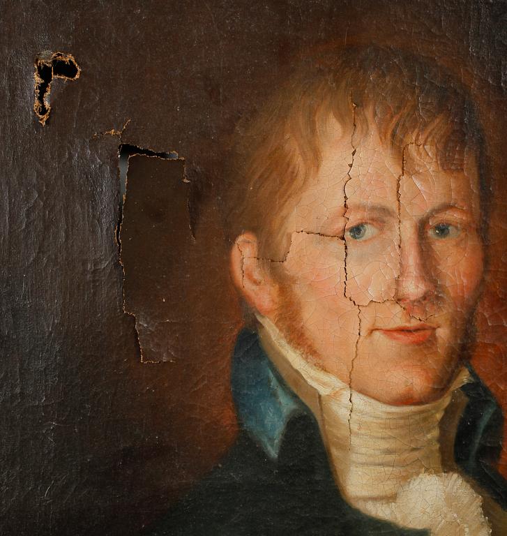 OKÄND KONSTNÄR, olja på duk, 1800-tal.