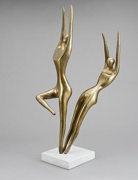 JAN NALIWAJKO, skulptur, brons, signerad och daterad 1984.