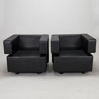 Jouko Järvisalo, a pair of 'Milo' armchairs for Mobel Oy, Finland 2000s.