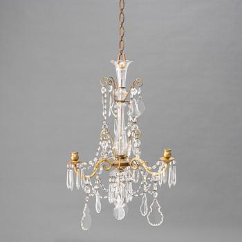 A chandelier, turn of the century 1900.