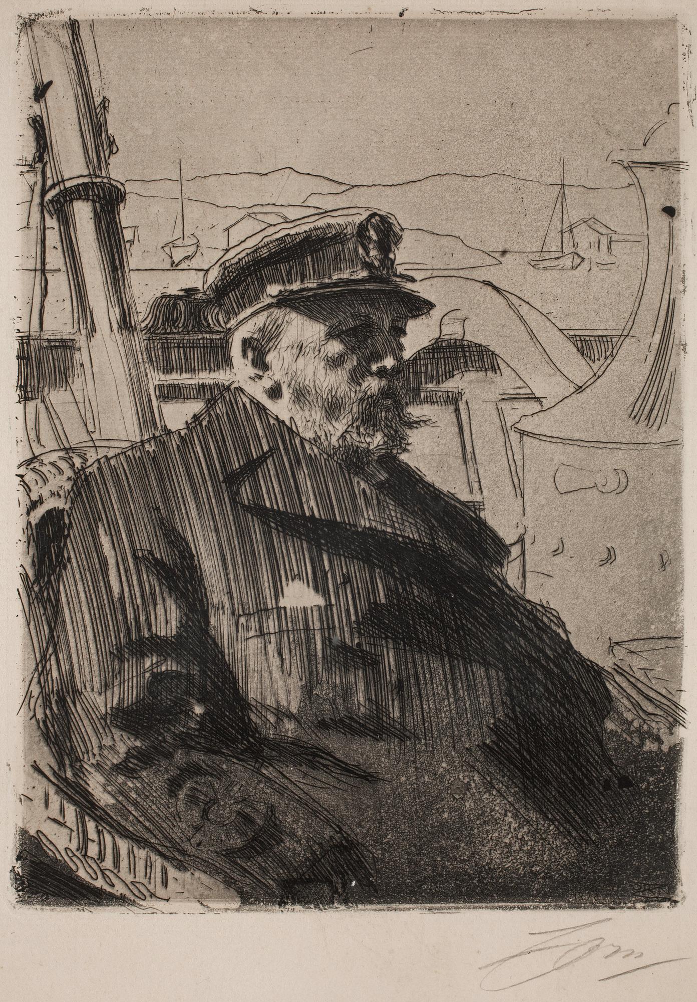 Anders Zorn, "King Oscar II" (II).
