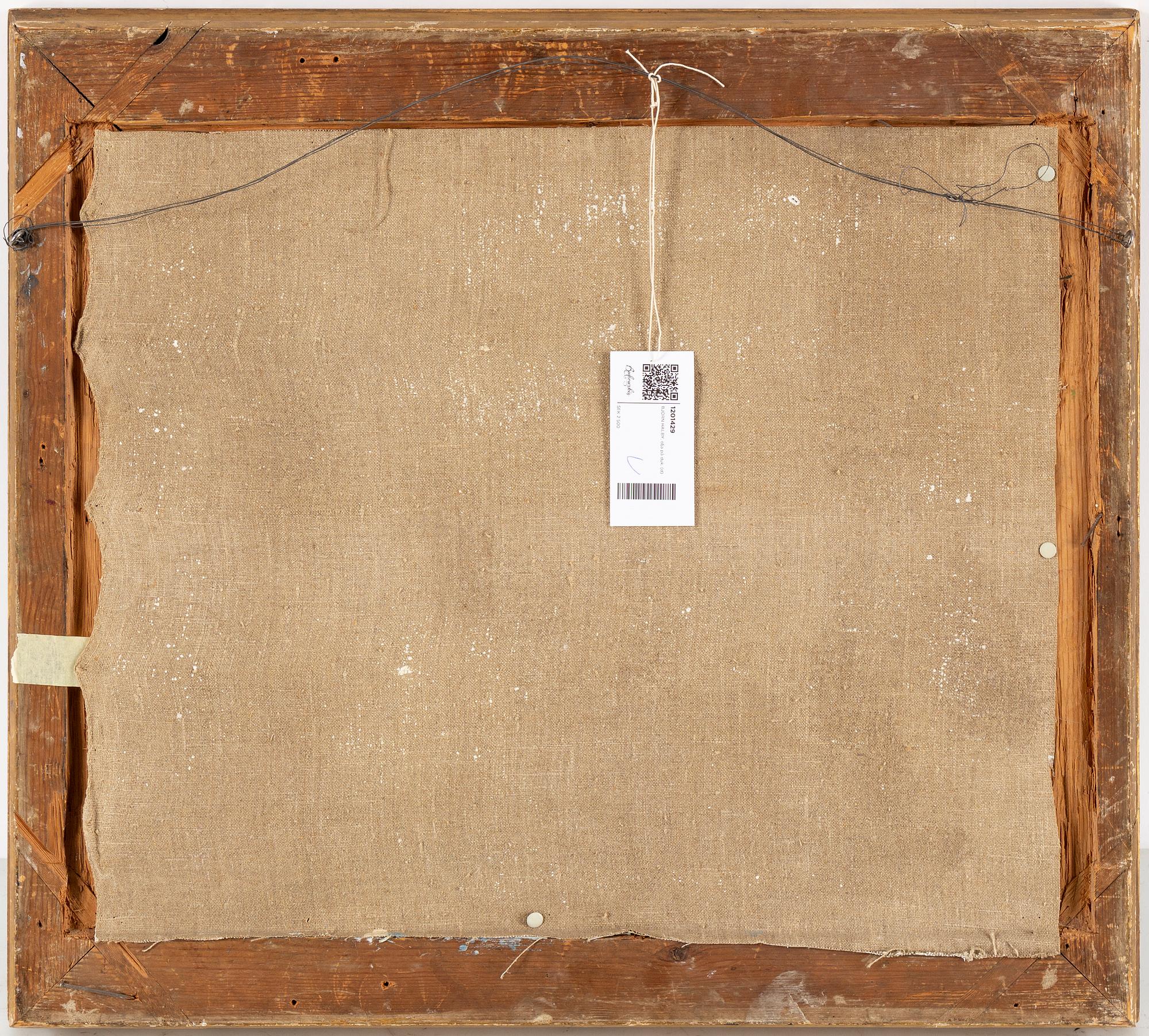 BJØRN HALBY,, olja på duk. Osignerad.