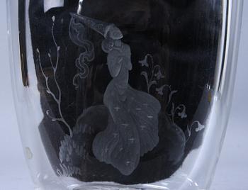 VAS, glas, sign Kjellander.