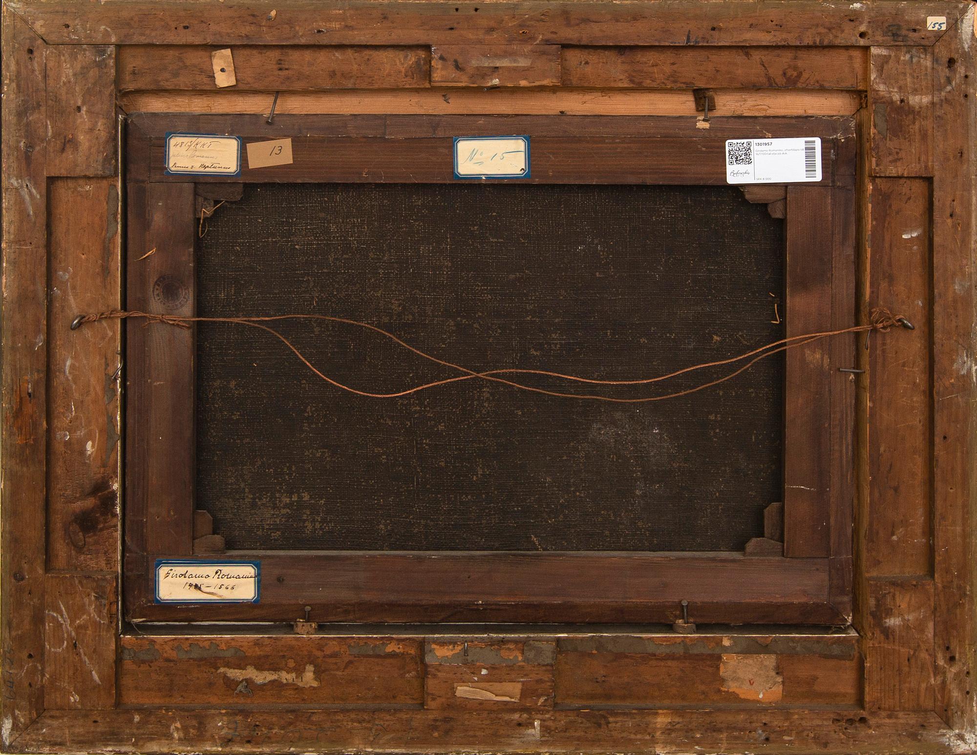 Girolamo Romanino, follower to 17/18th century oil on canvas.