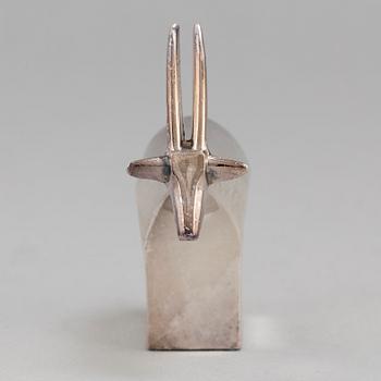 A zinc figurine by Gunnar Cyrén, Dansk Designs, Japan.