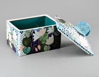 SKRIN, porslin, Dorrit von Fieandt, Arabia, signerad DF, Arabia Finland 6/-12.