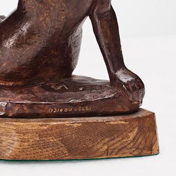 DAVID WRETLING, bronze sculpture, signed David Wretling, numbered 1/10.