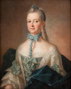 Johan Stålbom Attributed to, "Beata Sofia Sparre af Söfdeborg" (1735-1821).
