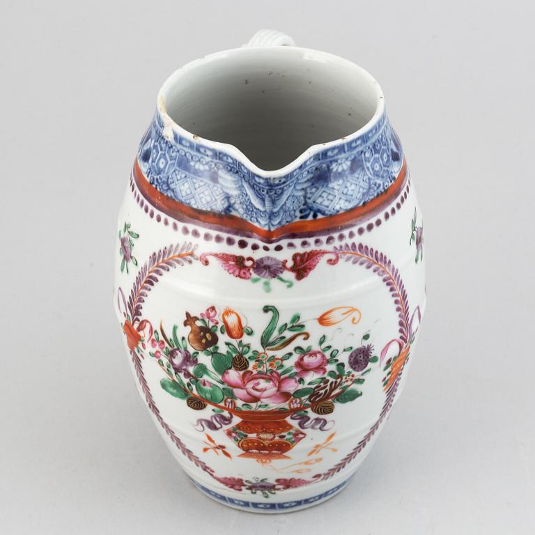 Kanna, kompaniporslin. Qingdynastin, Qianlong (1736-95).