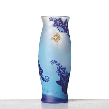 Fritz Blomqvist, an Art Nouveau cameo glass vase, Orrefors, Sweden ca 1915.