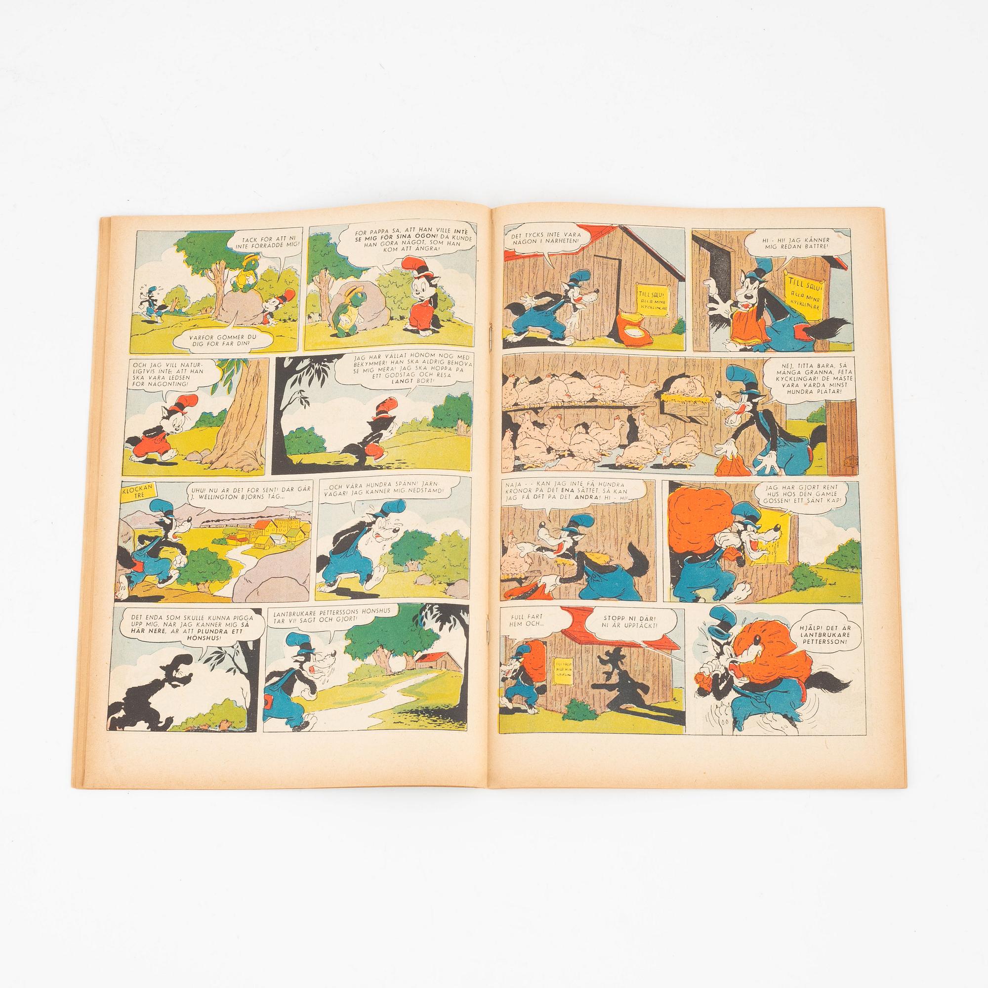 Serietidning, "Kalle Anka & Co" Nr 6, 1949.