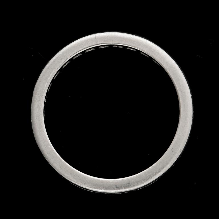 RING, helallians, Tiffany & Co, platina, briljantslipade diamanter tot ca1,07ct.