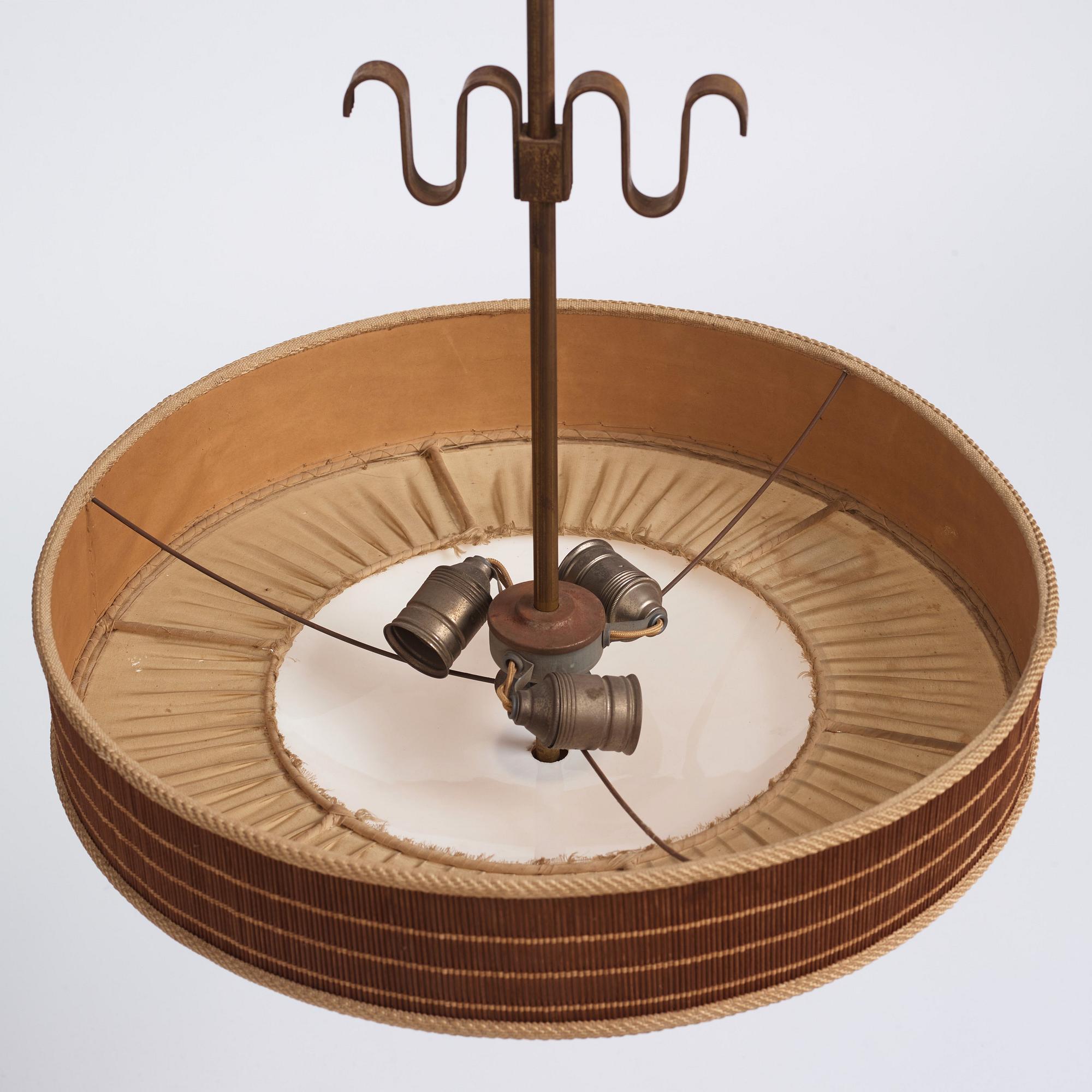 Harald Notini, a ceiling lamp, model '11396', Arvid Böhlmarks Lampfabrik, Sweden, 1940s.