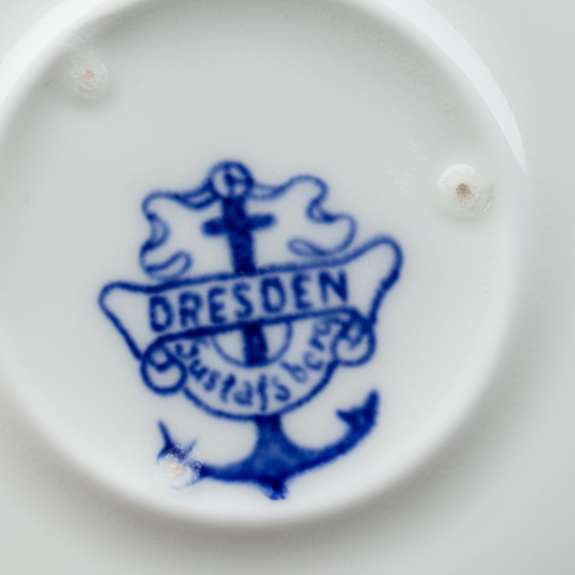 STIG LINDBERG, kaffeservis, porslin, "Dresden" Gustavsberg, 27 delar.