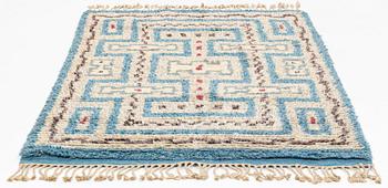 Sigvard Bernadotte, a carpet, knotted pile, ca 184 x 133 cm, signed SB.