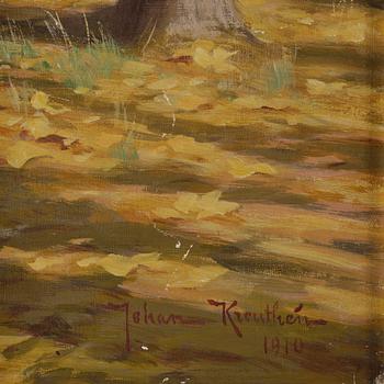 Johan Krouthén, Höstlandskap.