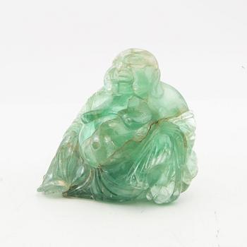 Buddha of fluorite, 20th/21st century.