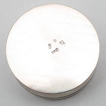 DOSOR, 4 st, silver, svenska stämplar, 1800-tal. Total vikt ca 215 gram.
